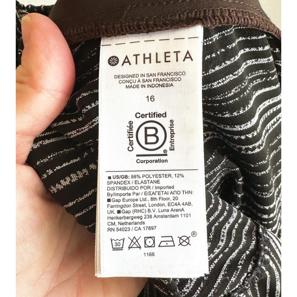 Athleta Womens Jupe Arrival Midi Skirt Size 16 Pockets Drawstring Travel Stretch - Picture 5 of 8
